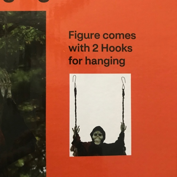 Spooky Village 36” Swinging Skeleton NWT - Picture 2 of 10